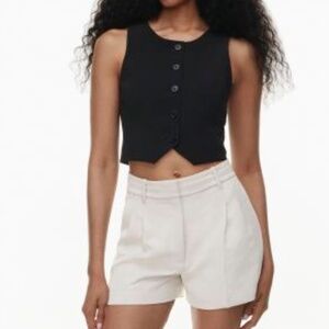 Wilfred croquet top in black